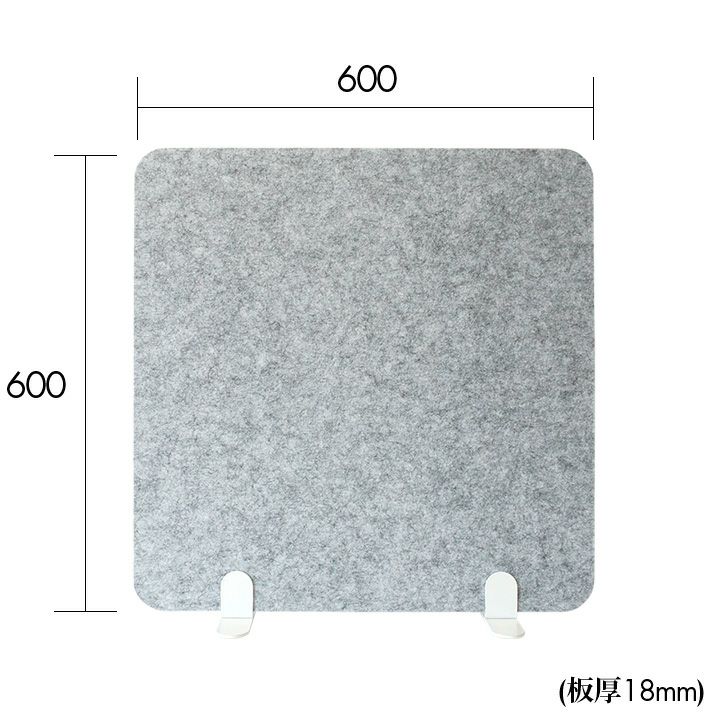 吸音デスクトップパネル 高さ60cm 幅60cm