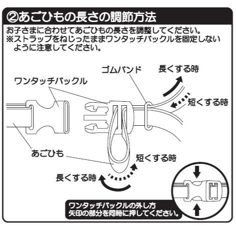 自転車用ヘルメット エヴリィ あごひも調整方法