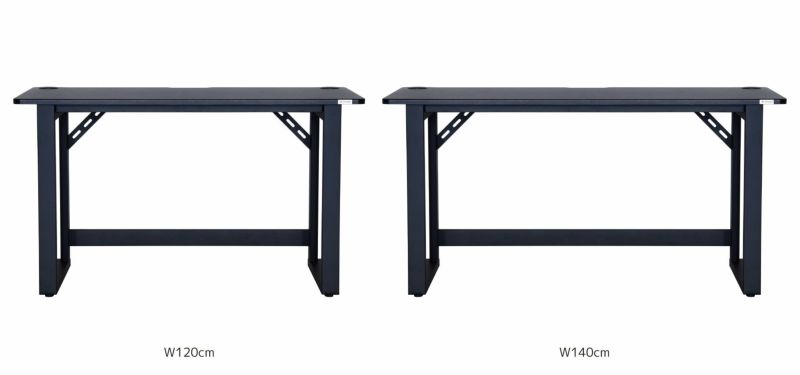 関家具 Contieaks Grounds V2 グラウンズ ゲーミンデスク ブラック 黒 幅 W120cm W140cm
