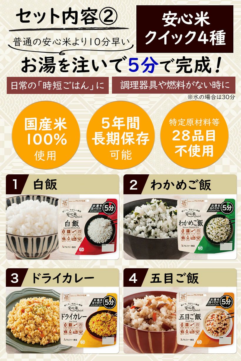 公式】IPIC SONAE 非常食 アルファ米・リゾット・おこげ 26種類 8日分 バラエティセット